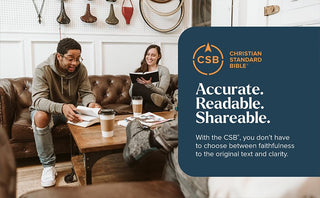 CSB Everyday Study Bible, Black LeatherTouch, Black Letter, Study Notes, Illustrations, Articles, Easy-to-Carry, Easy-to-Read Bible Serif Type