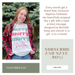 Naptime Faith Tee Of The Month Subscription Club
