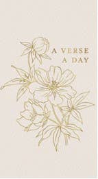 Thimble Press Verse A Day Pad Floral Branch 4.5x8