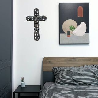 Cameron Hand Carved Wood Wall Cross