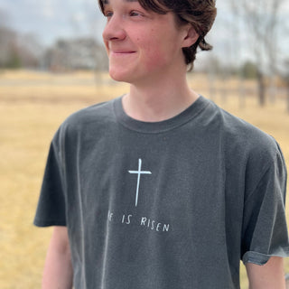 April T-Shirt of the Month: He Is Risen (Front ONLY)
