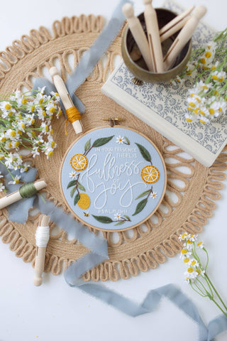 “Fullness of Joy” Embroidery Kit (2025 Summer Stitch-Along)