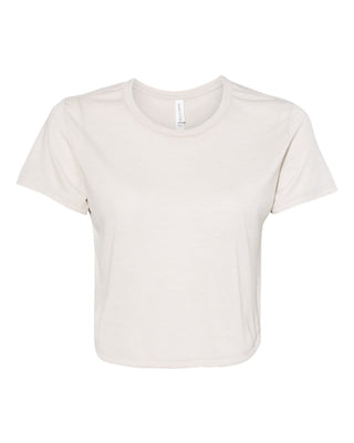 Custom Logo or Design Athletic Wear Flowy Crop Top (Min 3)