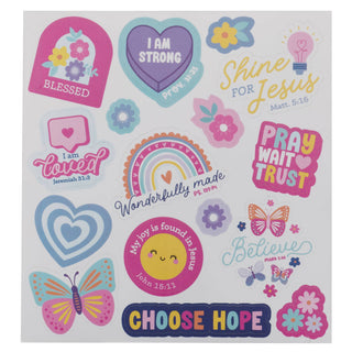 Water Bottle SS Stickers Purple Wonderfully Made Ps. 139:14