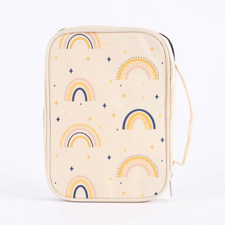 Canvas Bible Cover Rainbow, Size Large