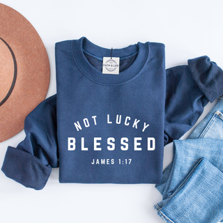 Not Lucky: Blessed St. Patrick's Day Crewneck