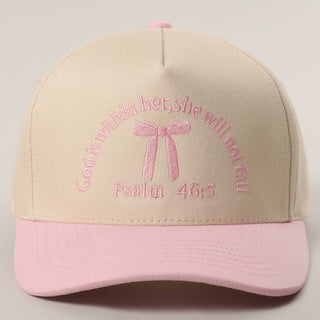 Psalm 46-5 Ribbon Embroidered Trucker Hat