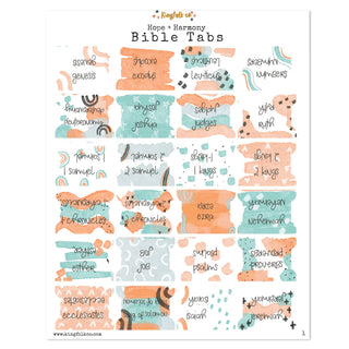 Hope + Harmony Bible Tabs Stickers