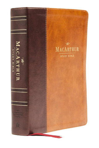 NASB, MacArthur Study Bible, 2nd Edition, Leathersoft, Brown, Comfort Print: Unleashing God's Truth One Verse at a Time, Imitation Leather