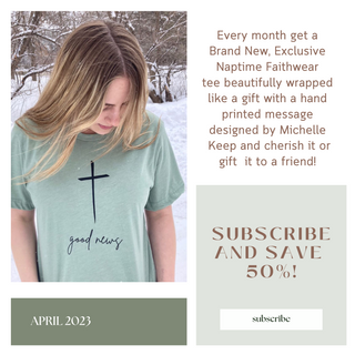 Naptime Faith Tee Of The Month Subscription Club