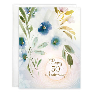 Anniversary Greeting Card - 50th Anniversary