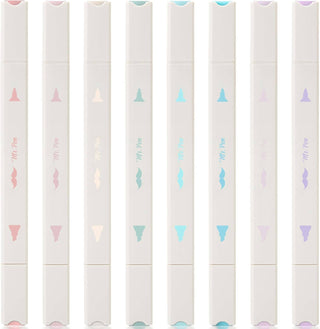 Mr. Pen Dual Tip Aesthetic Highlighters, 8 Pack