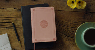 ESV Compact Bible, TruTone®, Blush Rose, Emblem Design