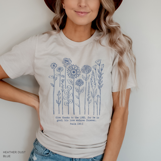 November T-Shirt of the Month: Give Thanks to the Lord for He is Good