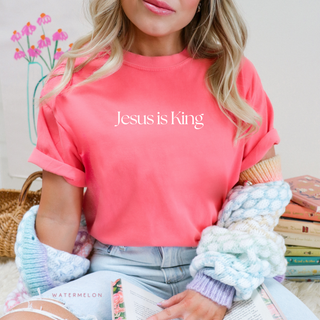 Jesus is King Comfort Wash Heavyweight T-Shirt