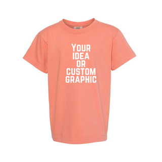 Custom Youth Garment-Dyed Heavyweight T-Shirt - Comfort Colors 9018