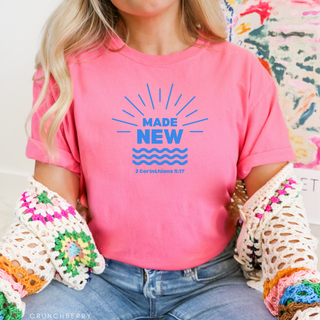Made New Baptism Christian Graphic T-Shirt