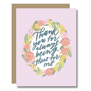 There for Me Card - Friendship Gratitude Kindness