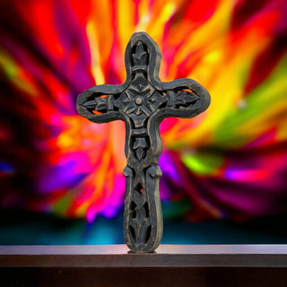 Cameron Hand Carved Wood Wall Cross