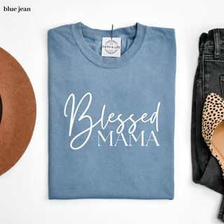 Blessed Mama Christian Mothers Day T-Shirt