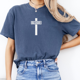 Unashamed Cross Christian Graphic T-Shirt