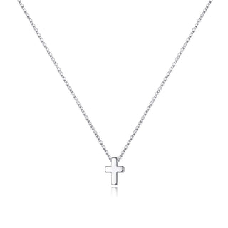 Dainty Floating Cross Necklace