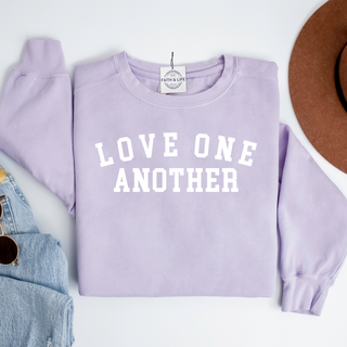Love One Another Heavyweight Comfy Crewneck Sweatshirt