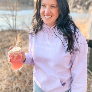 Saved By Grace Bow Hoodie