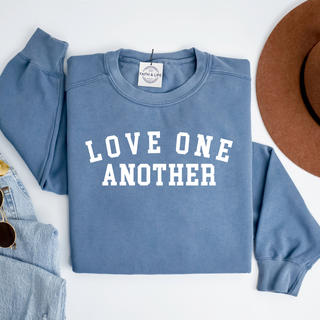 Love One Another LightWeight Comfy Crewneck Sweatshirt