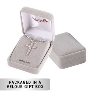 Necklace Cross - Cross - Sterling Silver - 24"