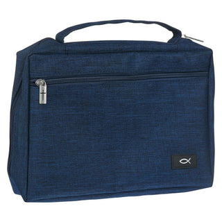 Bible Cover Value Navy Ichthus Patch