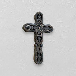 Cameron Hand Carved Wood Wall Cross
