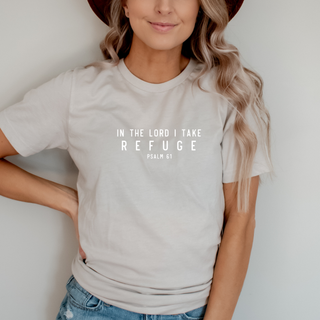 In the Lord I Take Refuge Psalm 61 Bella Canvas - March 2026 Collection