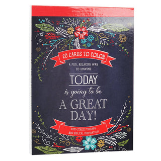 Coloring Cards A Great Day