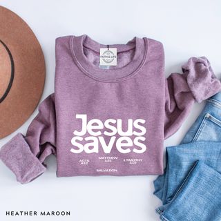 Jesus Saves Crewneck Sweatshirt - July 2026 Collection