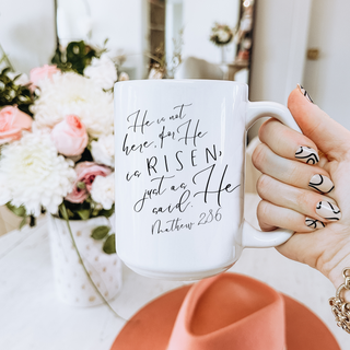 April Mug Of The Month -He is Risen