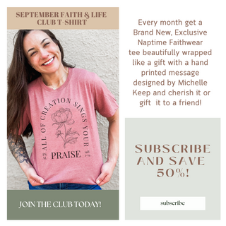 Naptime Faith Tee Of The Month Subscription Club