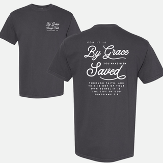 By Grace Through Faith Christian Graphic T-Shirt