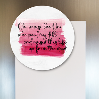 Jesus Paid It All Handmade Fridge Magnet