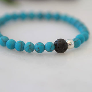 Matte Turquoise Diffuser Bracelet